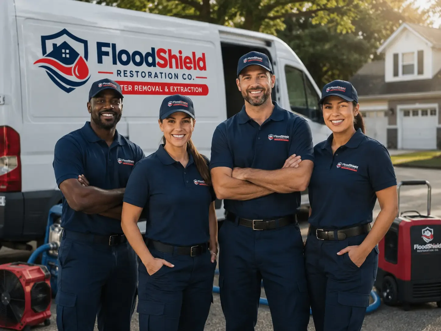 Flood Damage Restoration company in North Lima, OH